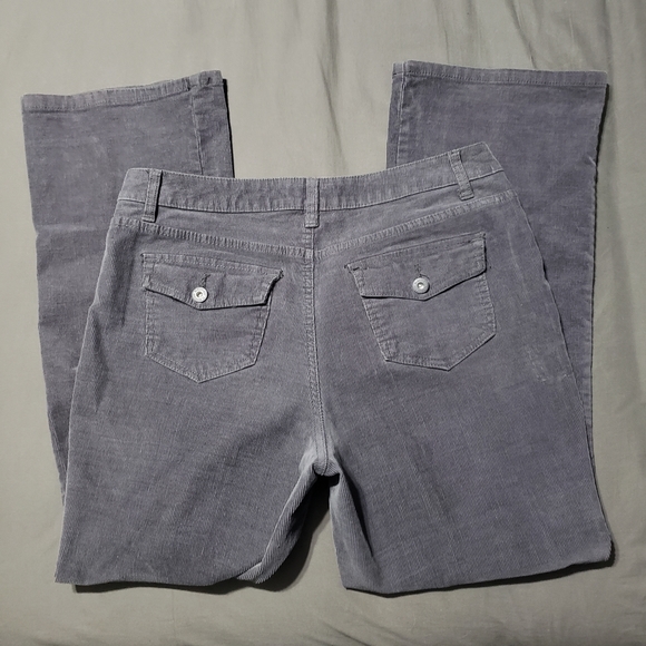 St.Johns Bay grey corduroy pants size 12P - Picture 3 of 7